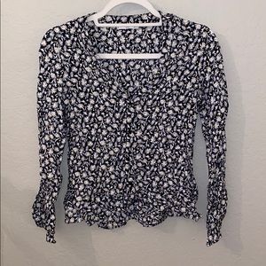 Floral Button Up Blouse